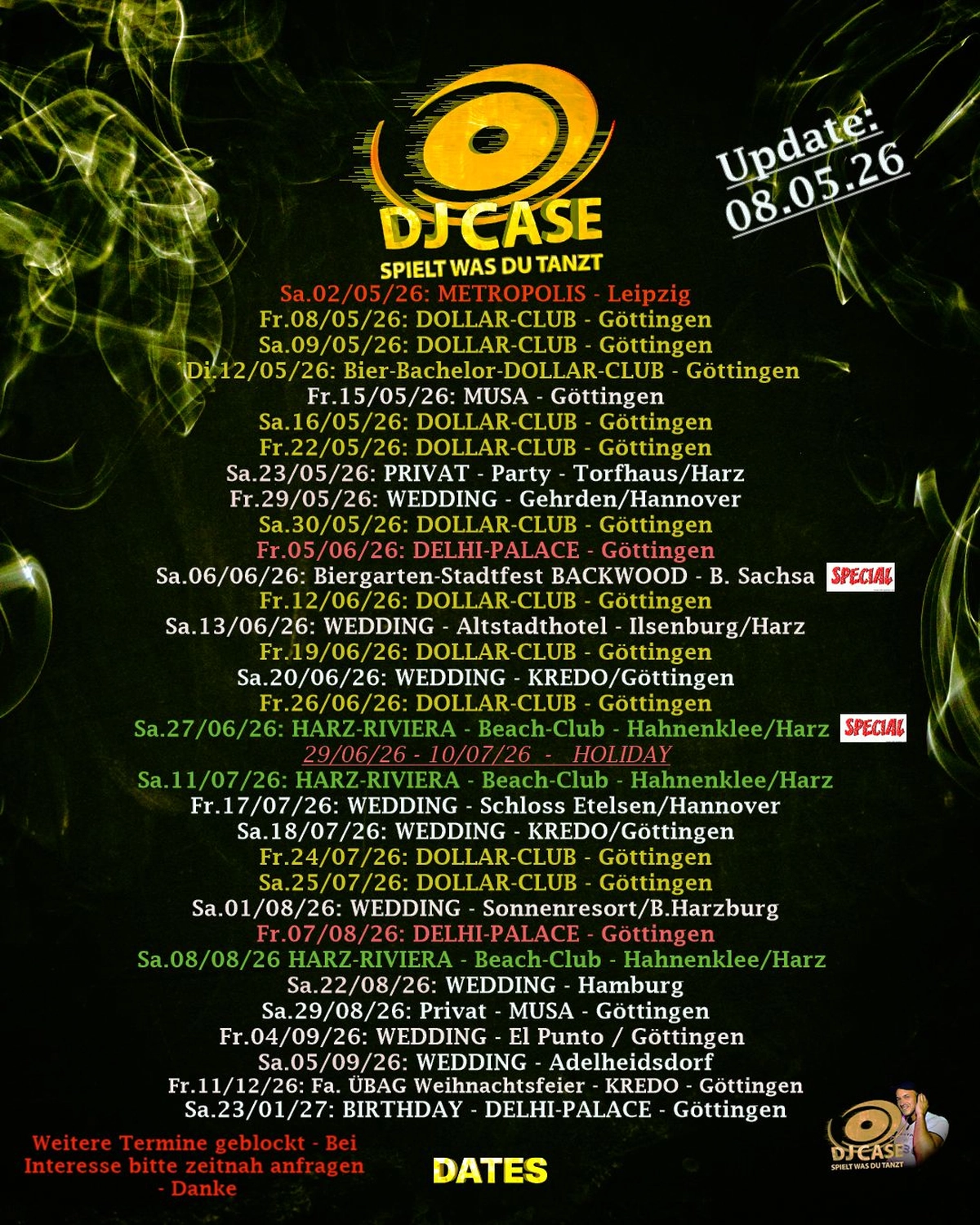 Clubsdates